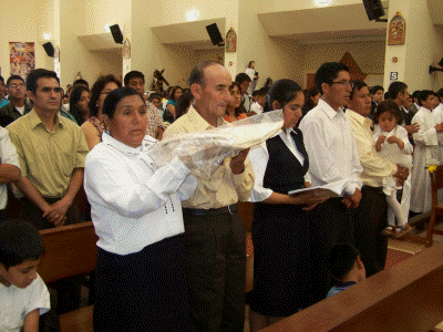 la famiglia del nuovo sacerdote